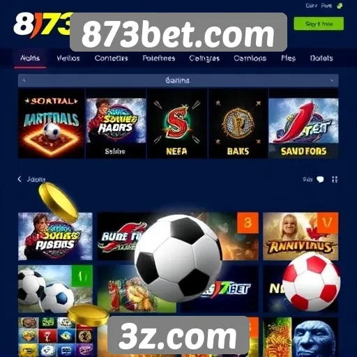 Variedade de jogos disponíveis na 873bet